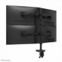 Neomounts DS60-600BL2-2 Bras de moniteur quadruple 10-32", Collier de serrage passe-fil, 8 kg, 25,4 cm 10", 81,3 cm 32", 100 x 100 mm, Noir