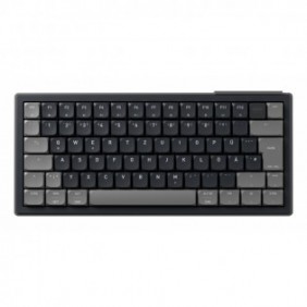 Cherry XTRFY K63W Pro Compact Ultra-Wideband, Avec fil &sans fil, Ultra-wideband + USB, Clavier mécanique, QWERTZ, LED RGB, Noir, Gris