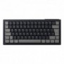 Cherry XTRFY K63W Pro Compact Ultra-Wideband, Avec fil &sans fil, Ultra-wideband + USB, Clavier mécanique, QWERTZ, LED RGB, Noir, Gris