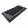 Cherry XTRFY K63W Pro Compact Ultra-Wideband, Avec fil &sans fil, Ultra-wideband + USB, Clavier mécanique, QWERTZ, LED RGB, Noir, Gris