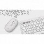 Logitech 920-012204, Sans fil, RF sans fil + Bluetooth, Commutateur de touche « ciseaux », QWERTZ, Blanc, Souris incluse