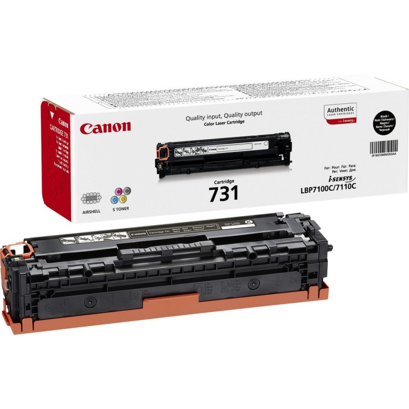 Canon 731, 1400 pages, Noir, 1 pièce