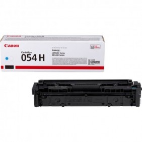 Canon Cartouche de toner haut rendement 054 H, cyan, 2300 pages, Cyan, 1 pièce