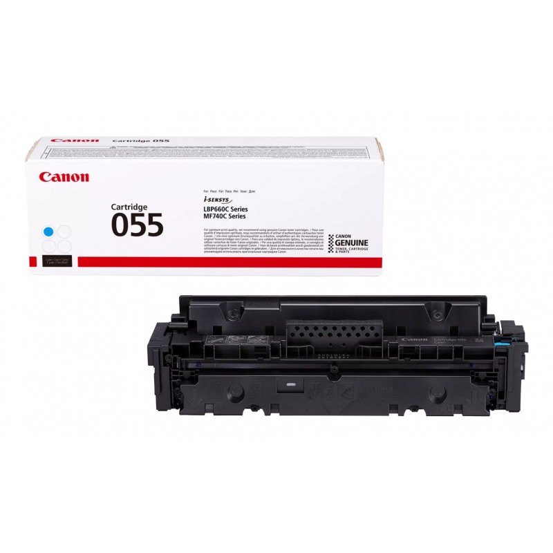 Canon 055, 2100 pages, Cyan, 1 pièce