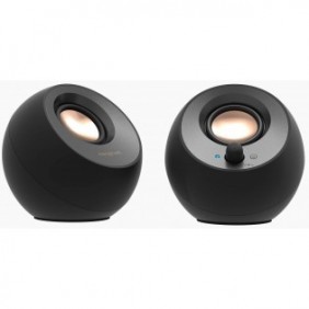 Creative Labs Pebble V3, 2.0 canaux, Avec fil &sans fil, 8 W, 100 - 17000 Hz, Noir