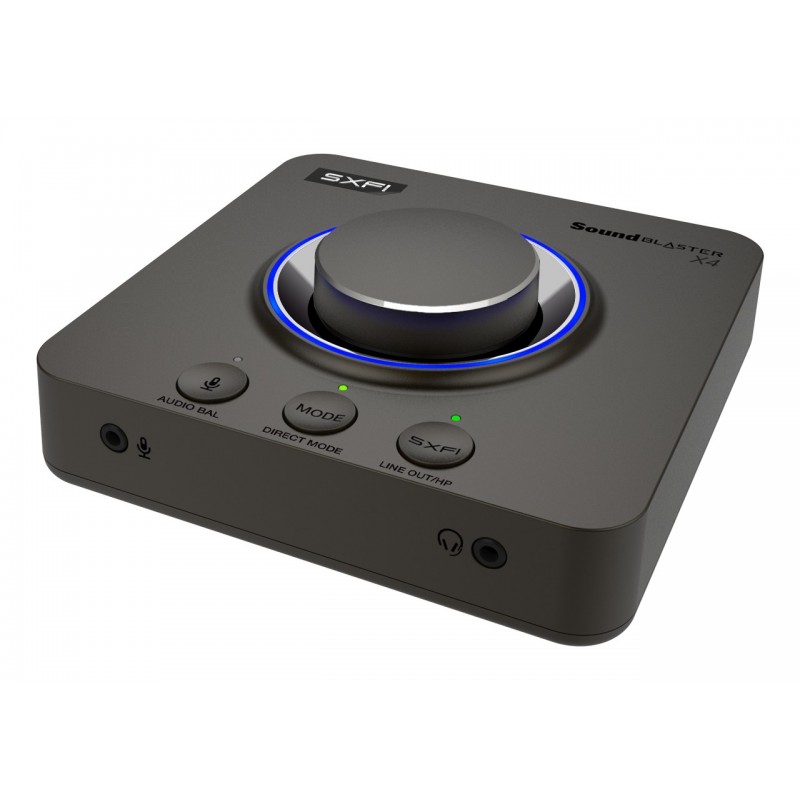 Creative Labs Sound Blaster X4, 7.1 canaux, 24 bit, 114 dB, USB