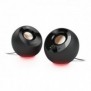 Creative Labs Pebble SE, 2.0 canaux, 4,4 W, PCordinateur portable, Noir, 8,8 W, 1,2 m