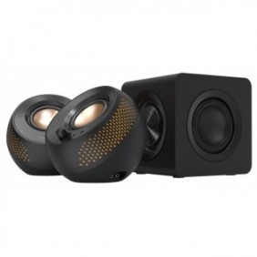 Creative Labs Creative Pebble X Plus, 2.1 canaux, 30 W, Universel, Noir, 60 W, 93 dB