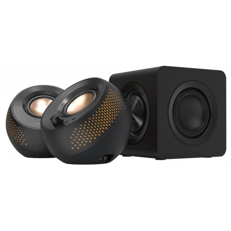 Creative Labs Creative Pebble X Plus, 2.1 canaux, 30 W, Universel, Noir, 60 W, 93 dB