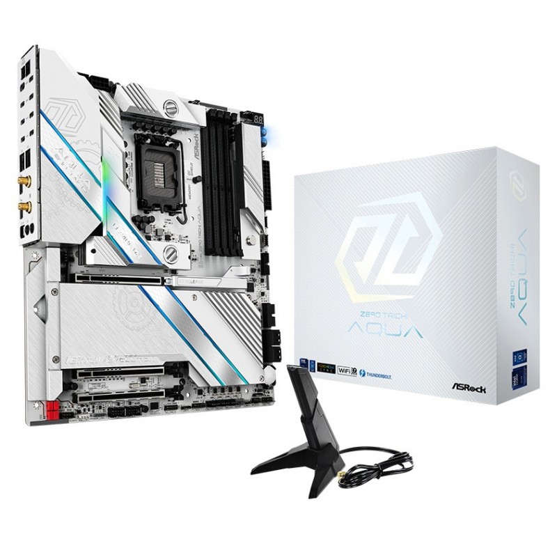 ASRock Z890 Taichi AQUA, Intel, LGA 1851 Socket V1, Intel Core Ultra Series 2, DDR5-SDRAM, 256 Go, DIMM