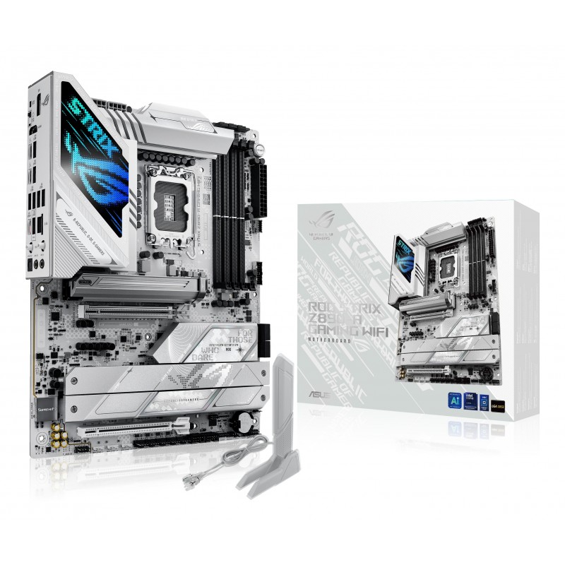 ASUS ROG STRIX Z890-A GAMING WIFI, Intel, LGA 1851 Socket V1, Intel Core Ultra Series 2, DDR5-SDRAM, 192 Go, DIMM