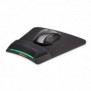 Kensington Tapis de souris SmartFit, Noir, Monochromatique, Repose-poignets, Tapis de souris de jeu