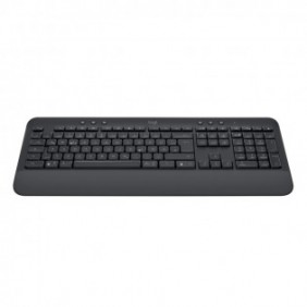 Logitech Signature K650, Taille réelle 100 %, Sans fil, Bluetooth, Clavier à membrane, QWERTZ, Graphite