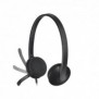 Logitech H340 USB Computer Headset Avec audio numérique, Avec fil, BureauCentre d'appels, 20 - 20000 Hz, 100 g, Casque, Noir