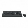 Logitech 920-008675, Sans fil, RF sans fil, Clavier à membrane, QWERTZ, Noir, Souris incluse