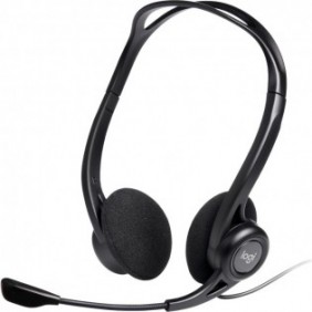 Logitech 960 USB, Avec fil, 100 - 1000 Hz, AppelsMusique, 120 g, Casque, Noir