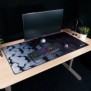 Sharkoon SKILLER SGP30 Big Hex, Noir, Image, Caoutchouc, Textile, Base antidérapante, Tapis de souris de jeu