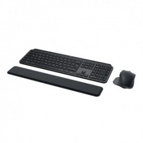 Logitech MX Keys S Combo, Sans fil, Bluetooth, Commutateur de touche « ciseaux », QWERTZ, LED, Graphite