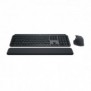Logitech MX Keys S Combo, Sans fil, Bluetooth, Commutateur de touche « ciseaux », QWERTZ, LED, Graphite