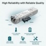 TP-LINK SM5110-LR, Fibre optique, 10000 Mbits, SFP+, LC, 9125 µm, 10000 m