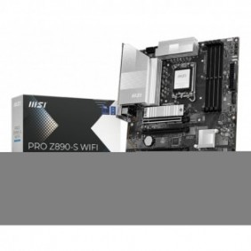 MSI PRO Z890-S WIFI, Intel, LGA 1851 Socket V1, Intel Core Ultra Series 2, LGA 1851, 256 Go, DDR5-SDRAM