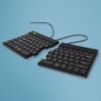 R-Go Tools Clavier ergonomique R-Go Split Break v2 avec logiciel de pause, clavier ergonomique divisé, QWERTY , Filaire, noir, Mini, Avec fil, USB, Commutateur de touche « ciseaux », QWERTY, Noir