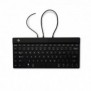 R-Go Tools Clavier ergonomique R-Go Split Break v2 avec logiciel de pause, clavier ergonomique divisé, QWERTY , Filaire, noir, Mini, Avec fil, USB, Commutateur de touche « ciseaux », QWERTY, Noir
