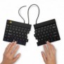 R-Go Tools Clavier ergonomique R-Go Split Break v2 avec logiciel de pause, clavier ergonomique divisé, QWERTY , Filaire, noir, Mini, Avec fil, USB, Commutateur de touche « ciseaux », QWERTY, Noir