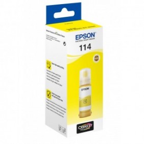 Epson 114, Original, Jaune, Epson, EcoTank ET-8550 EcoTank ET-8500, Rendement standard, 70 ml
