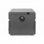 DIGITUS Armoire de chargement mobile pour ordinateurs portables tablettes jusqu'à 14 pouces, UV-C, USB-C™, Étui de gestion du dispositif portable, Noir, Table, 29,4 cm, Acier, Ordinateur portable, Tablette