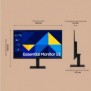 Samsung S24D304GAU, 61 cm 24", 1920 x 1080 pixels, Full HD, LED, 5 ms, Noir