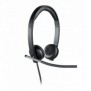 Logitech H650E, Avec fil, BureauCentre d'appels, 50 - 10000 Hz, 120 g, Casque, Noir, Argent