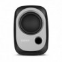 Edifier R12U, 2.0 canaux, Avec fil, 4 W, 30 - 20000 Hz, Noir, Argent