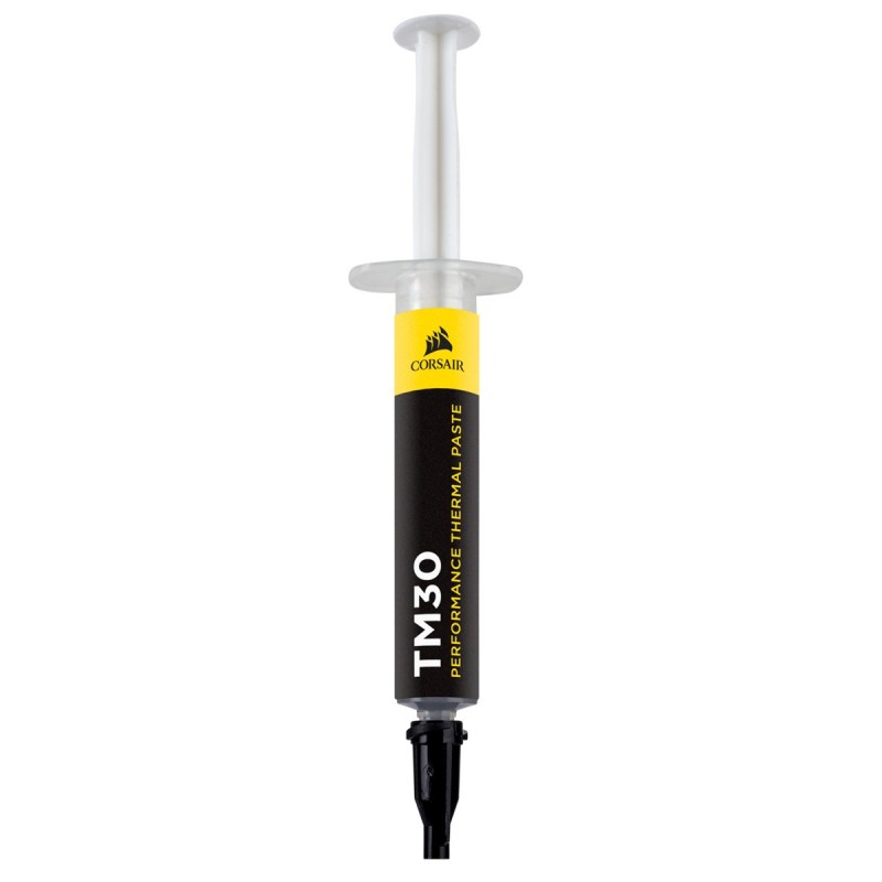 Corsair TM30, Pâte thermique, Métal oxide, Noir, Jaune, 3 g
