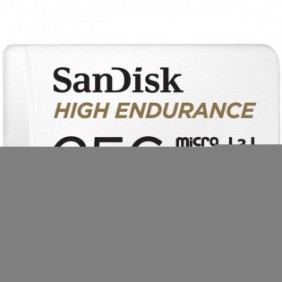 SanDisk High Endurance, 256 Go, MicroSDXC, Classe 10, UHS-I, 100 Mos, 40 Mos