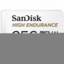 SanDisk High Endurance, 256 Go, MicroSDXC, Classe 10, UHS-I, 100 Mos, 40 Mos