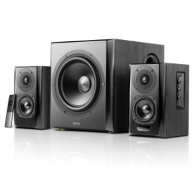 Edifier S351DB, 2.1 canaux, 150 W, Noir, Sans fil, 1,8 m, Rotatif