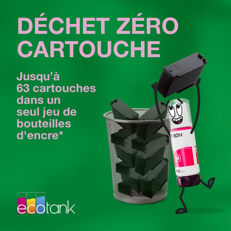 Epson 102 EcoTank 4-colour Multipack, Original, Noir, Cyan, Magenta, Jaune, Epson, EcoTank ET-4750 Unlimited EcoTank ET-4750 EcoTank ET-3750 Unlimited EcoTank ET-3750 EcoTank..., 127 ml, 70 ml