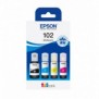 Epson 102 EcoTank 4-colour Multipack, Original, Noir, Cyan, Magenta, Jaune, Epson, EcoTank ET-4750 Unlimited EcoTank ET-4750 EcoTank ET-3750 Unlimited EcoTank ET-3750 EcoTank..., 127 ml, 70 ml