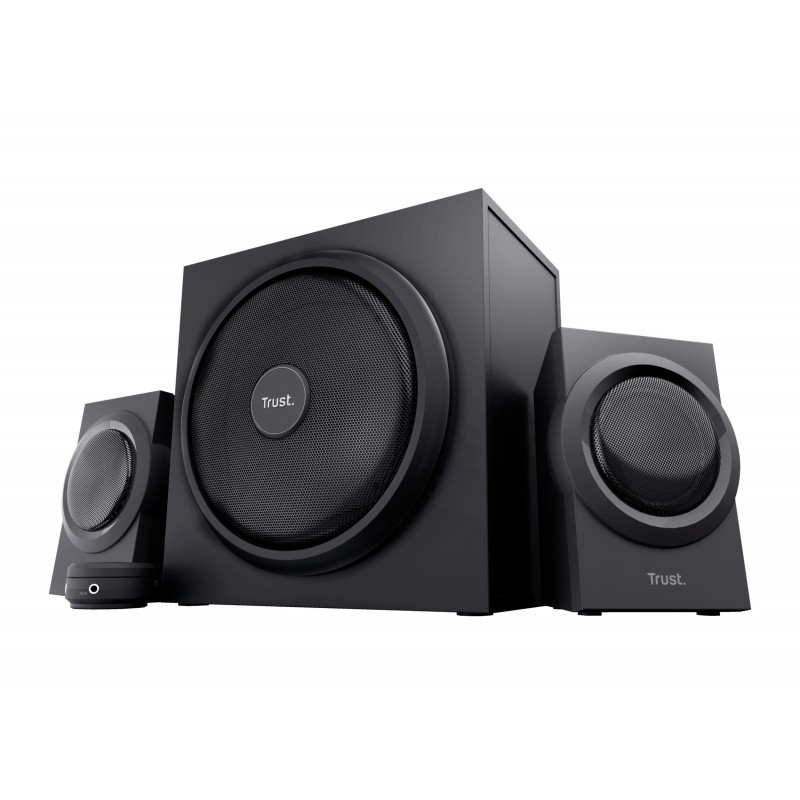 Trust Yuri, 2.1 canaux, 60 W, Universel, Noir, 120 W, Avec fil