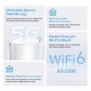 TP-LINK Deco X50-5G, Blanc, Interne, Système maillé, 230 m², Bi-bande 2,4 GHz 5 GHz, Wi-Fi 6 802.11ax