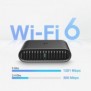 TP-LINK TL-WR1502X, Wi-Fi 6 802.11ax, Bi-bande 2,4 GHz 5 GHz, EthernetLAN, Noir, Routeur portable