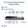 TP-LINK TL-SG1428PE, Géré, L2, Gigabit Ethernet 101001000, Connexion Ethernet, supportant l'alimentation via ce port , Grille de montage, 1U