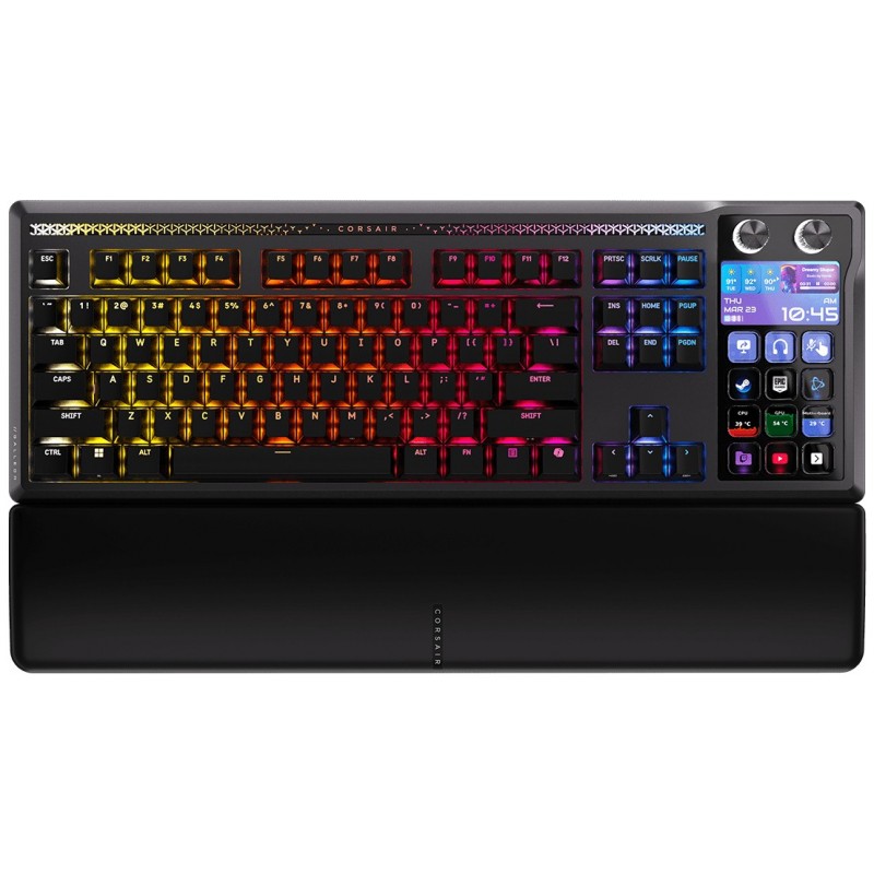 Corsair GALLEON 100 SD, Avec fil, USB, Magnetic-mechanical key switch, QWERTY, LED RGB, Noir