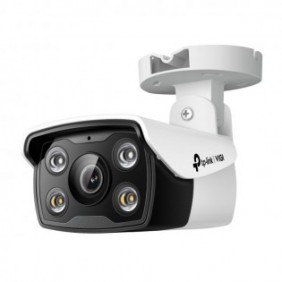 TP-LINK VIGI C340, Caméra de sécurité IP, Extérieure, Avec fil, PlafondMurPoteau, Noir, Blanc, Balle