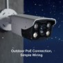 TP-LINK VIGI C340, Caméra de sécurité IP, Extérieure, Avec fil, PlafondMurPoteau, Noir, Blanc, Balle