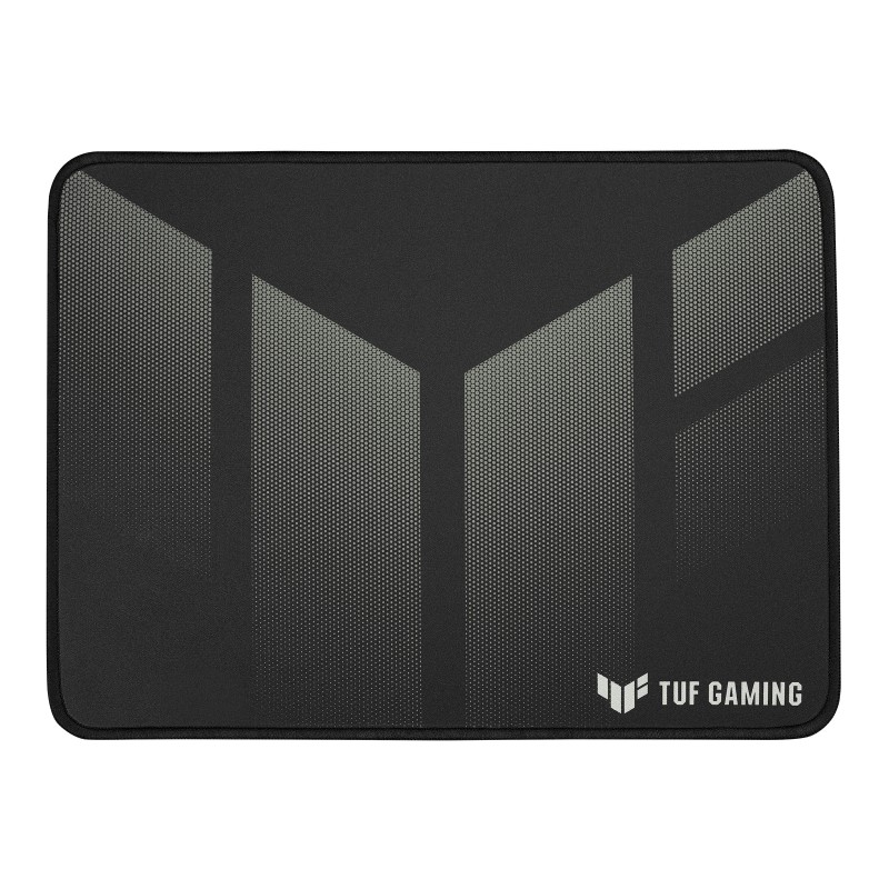 ASUS TUF P1 Gaming, Noir, Gris, Image, Vêtement, Caoutchouc, Base antidérapante, Tapis de souris de jeu