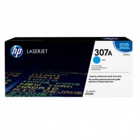 HP 307A toner LaserJet cyan authentique, 7300 pages, Cyan, 1 pièce