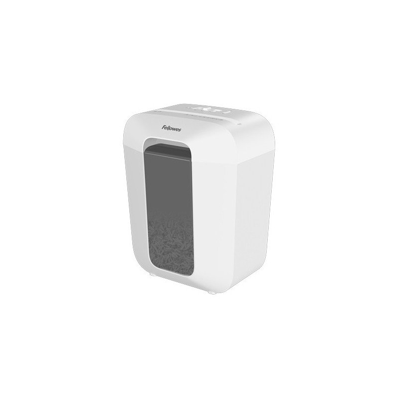 Fellowes LX Series Powershred LX50, Destruction croisée, 4 x 37 mm, 17 L, 2000 mmmin, 9 feuilles, Blanc