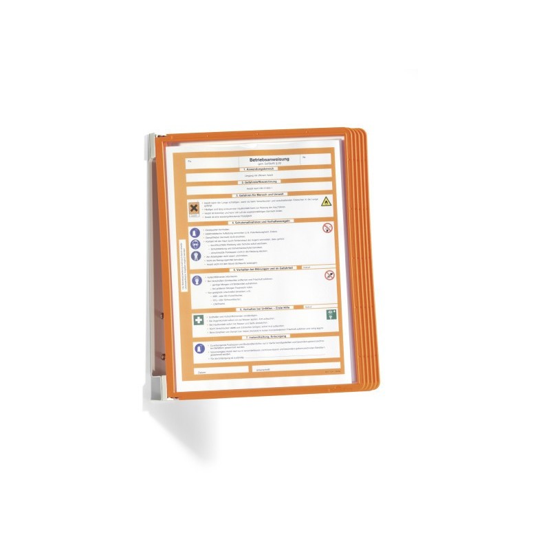 Durable 5551-09, Portrait, A4, Orange
